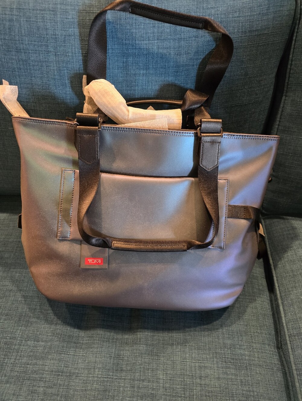 NWT Tumi Voyageur Teal Laptop Tote